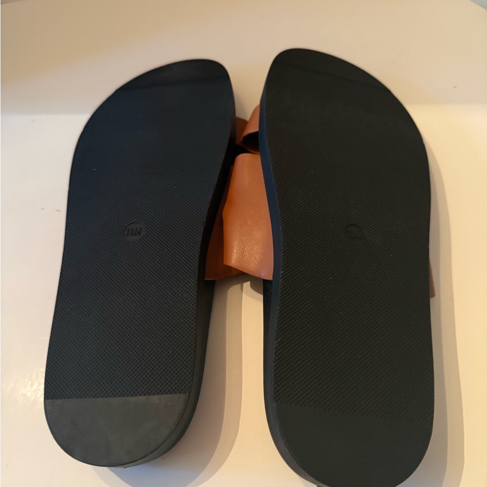 Cushionaire Lotto Women's Slide Sandals in Brown Size 11 NEW - Picture 5 of 5